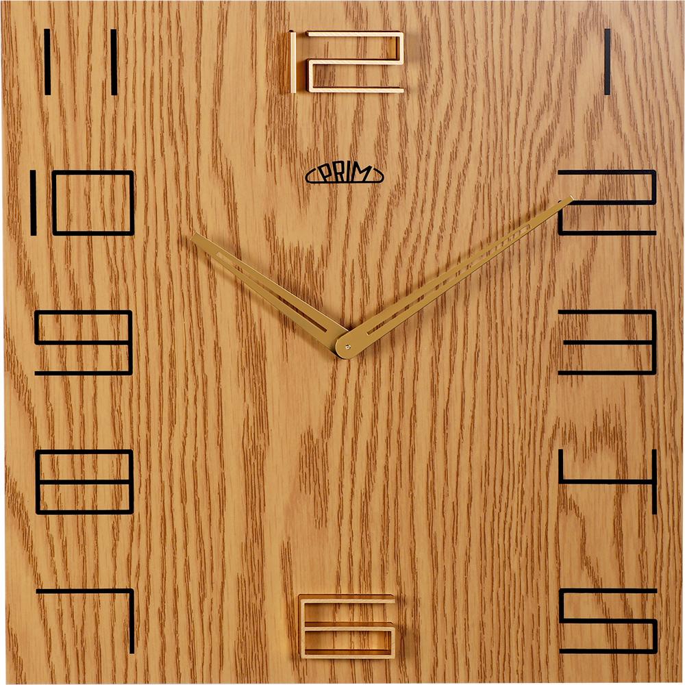 Nástenné hodiny PRIM Wood Touch I E07P.3954.51, 40cm 