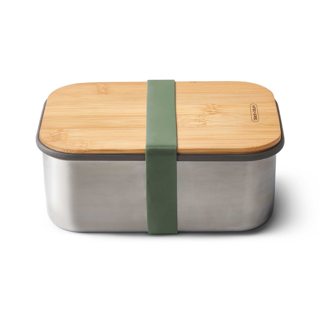 BLACK-BLUM Sandwich box BoxAppetit 1250ml, nerez / bambus, zelený 