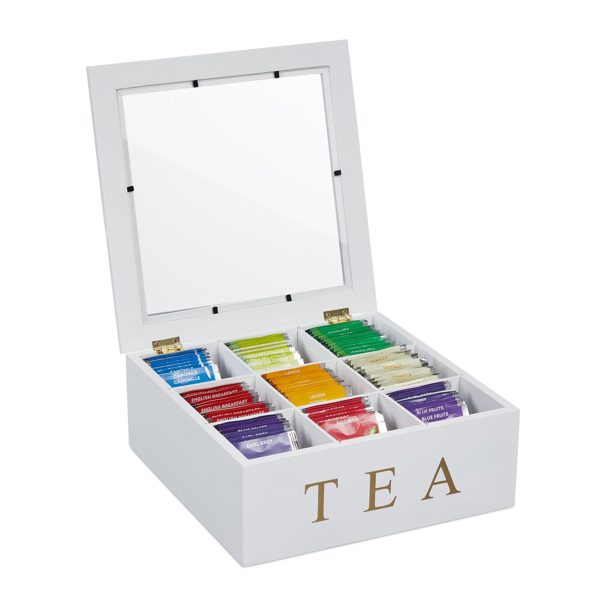 E-shop Bambusová krabička na čaj s 9 priehradkami RD47496