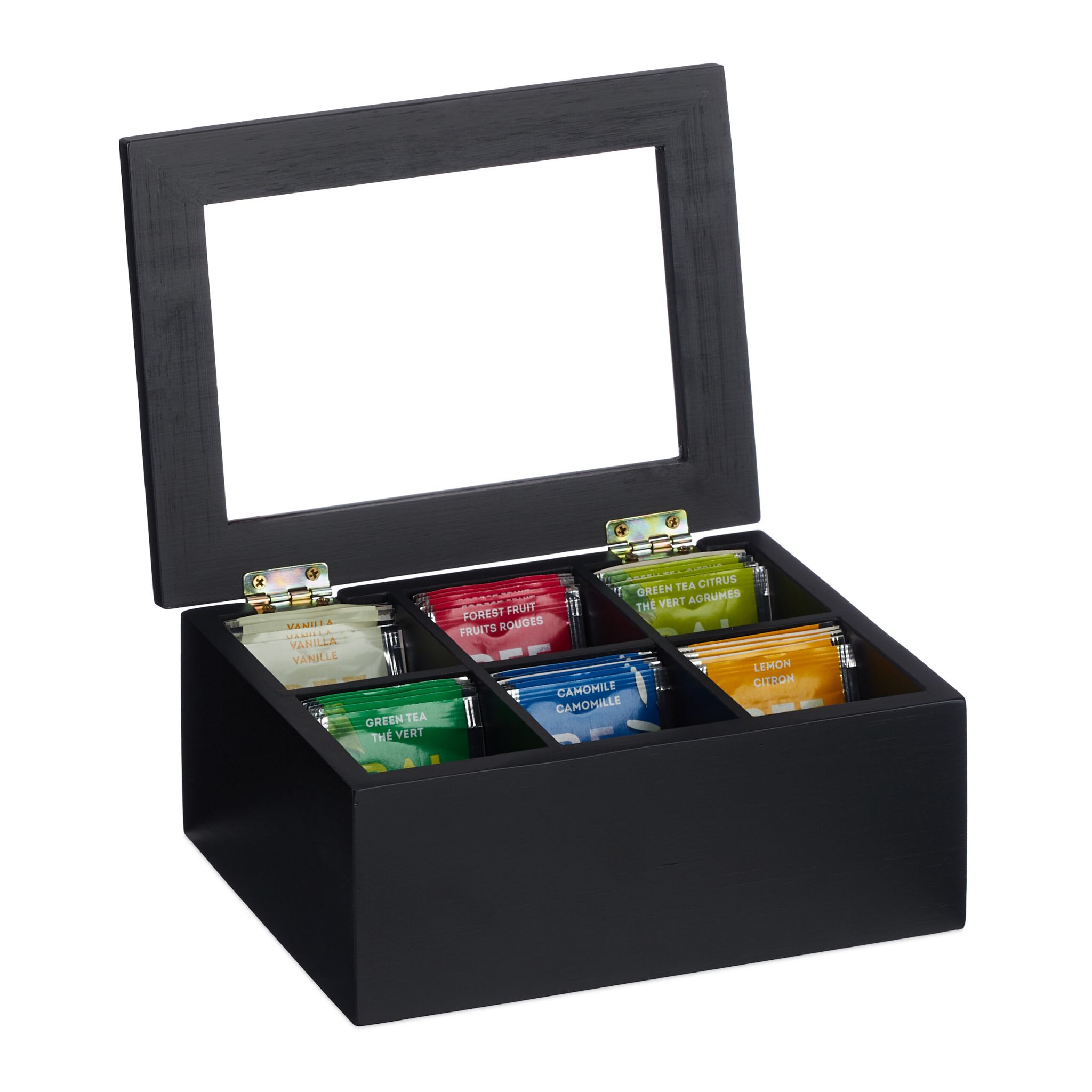 E-shop Bambusová krabička na čaj so 6 priehradkami RD47508