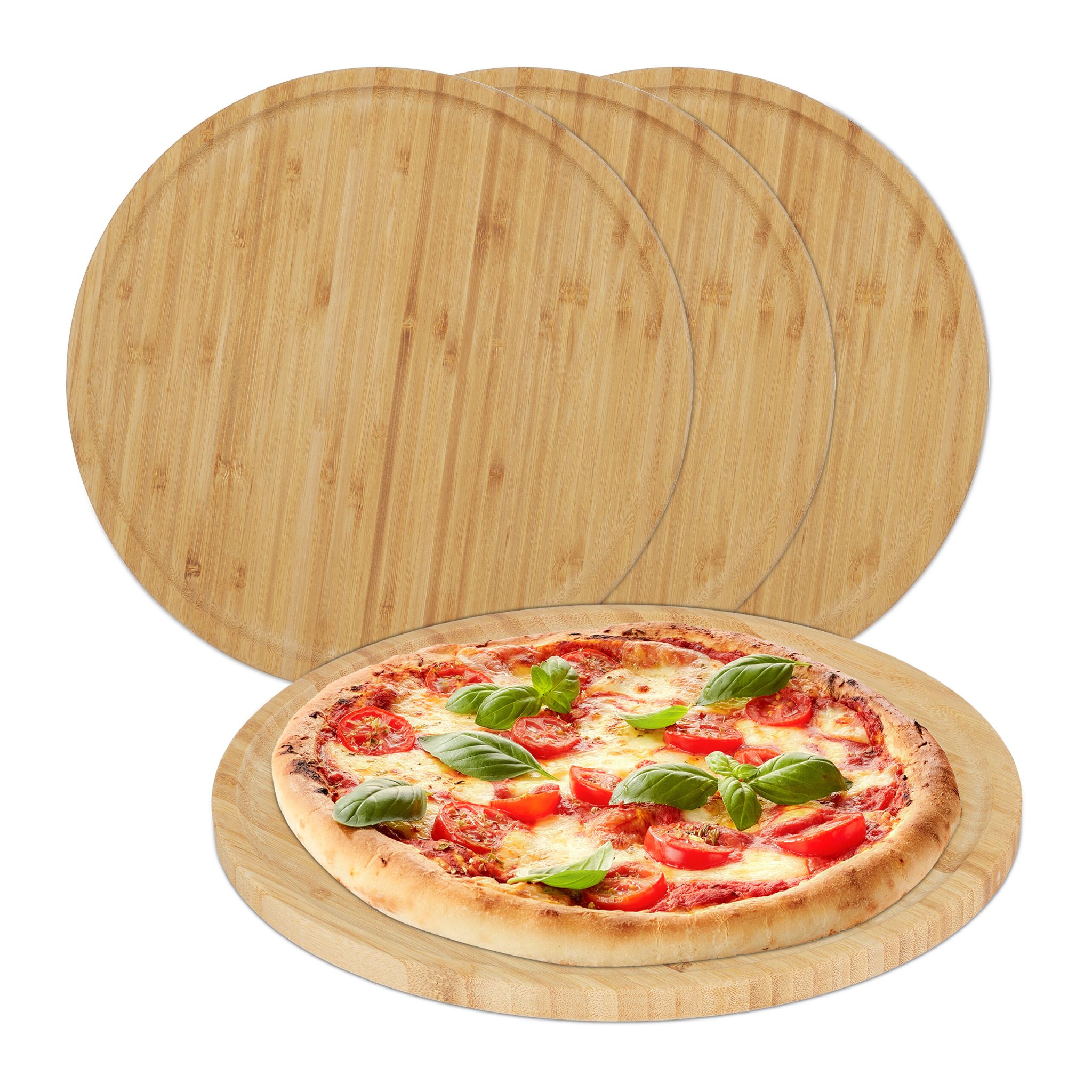 E-shop Bambusové taniere na pizzu 4ks RD46302