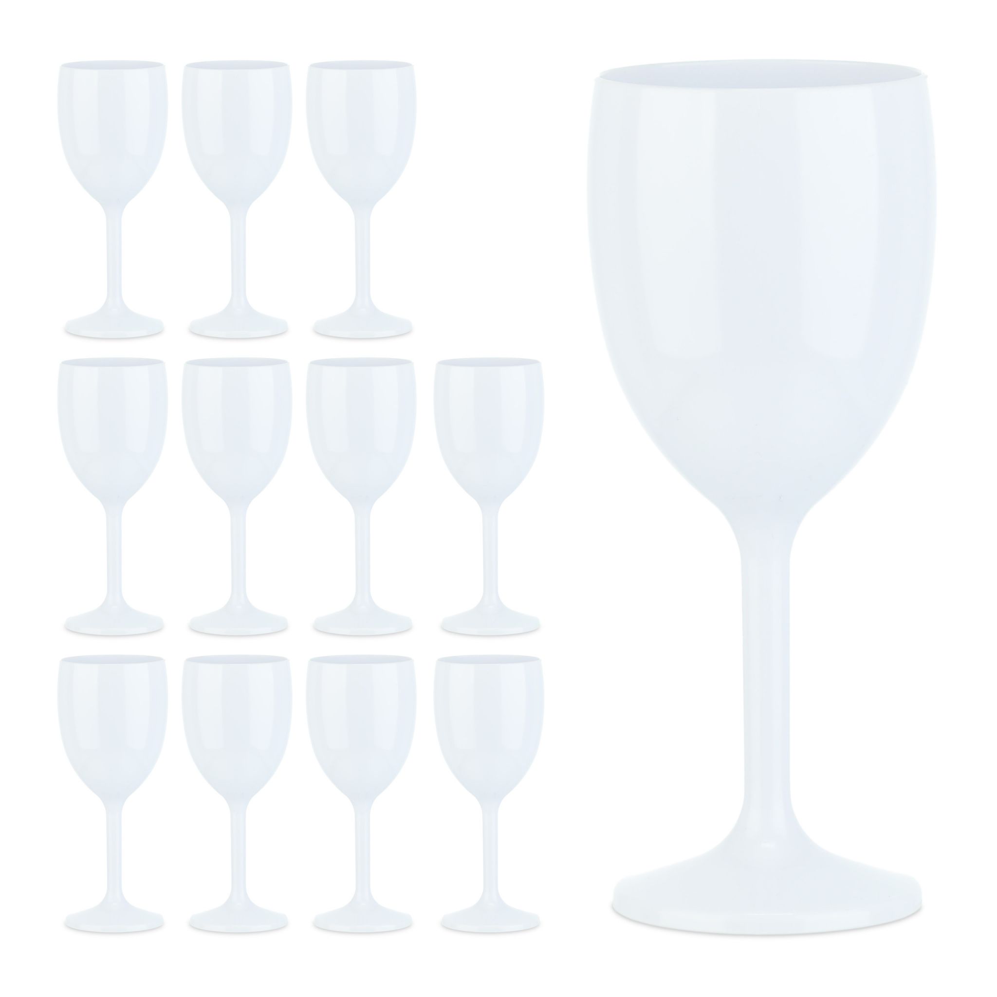 E-shop Sada 12ks plastových pohárov na víno RD35431