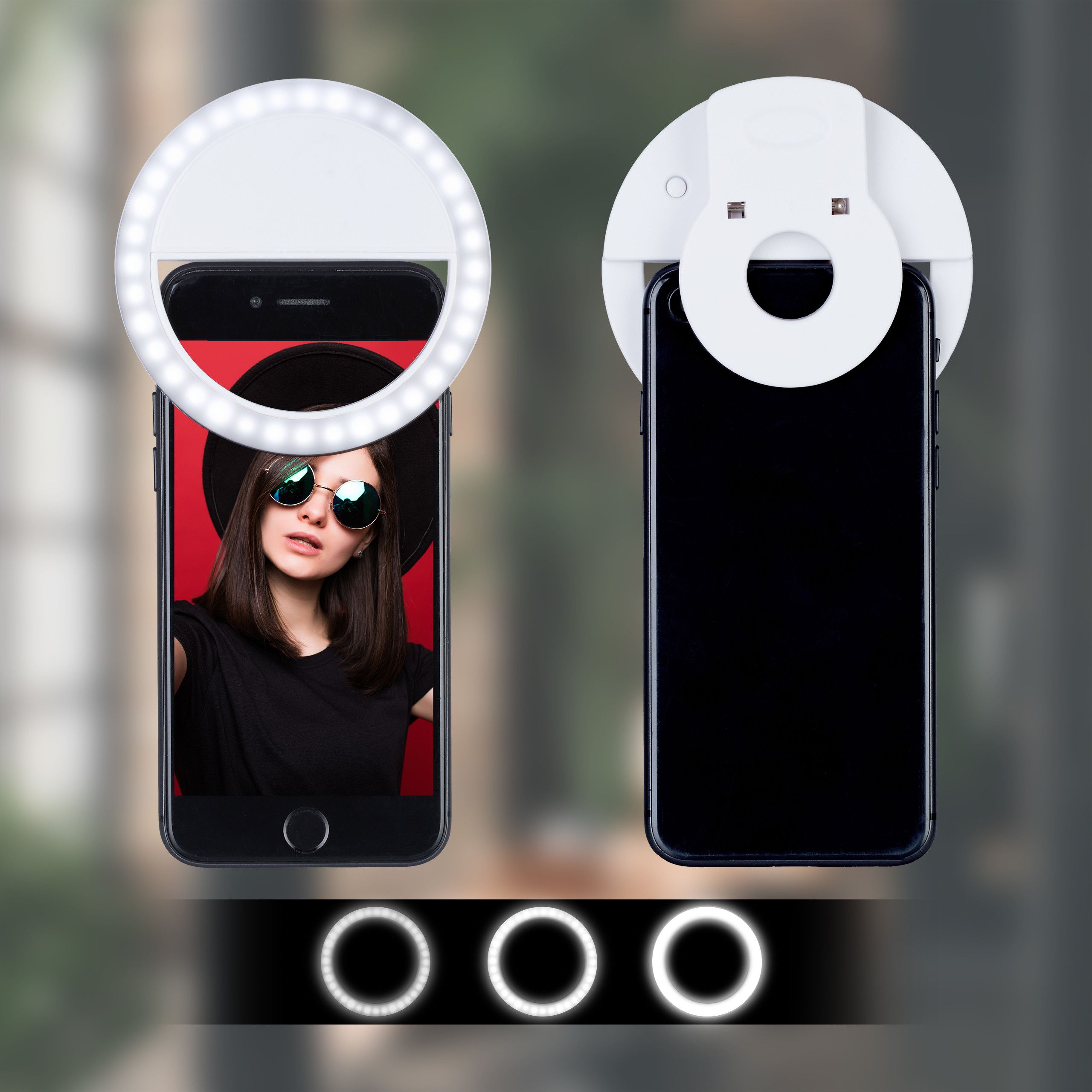 E-shop Selfie LED svetlo RD7007, biele