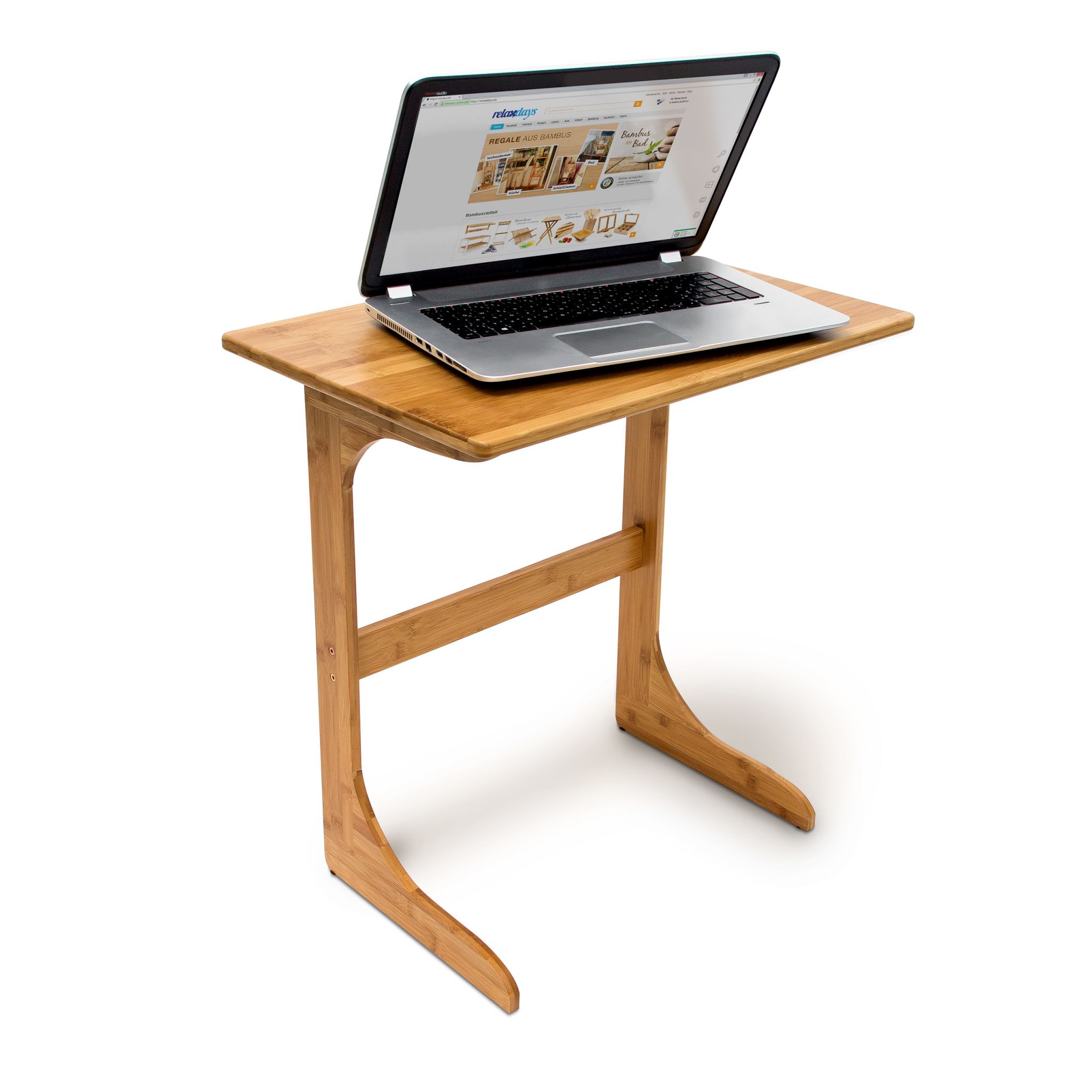 E-shop Bambusový príručný stolík na notebook RD9022