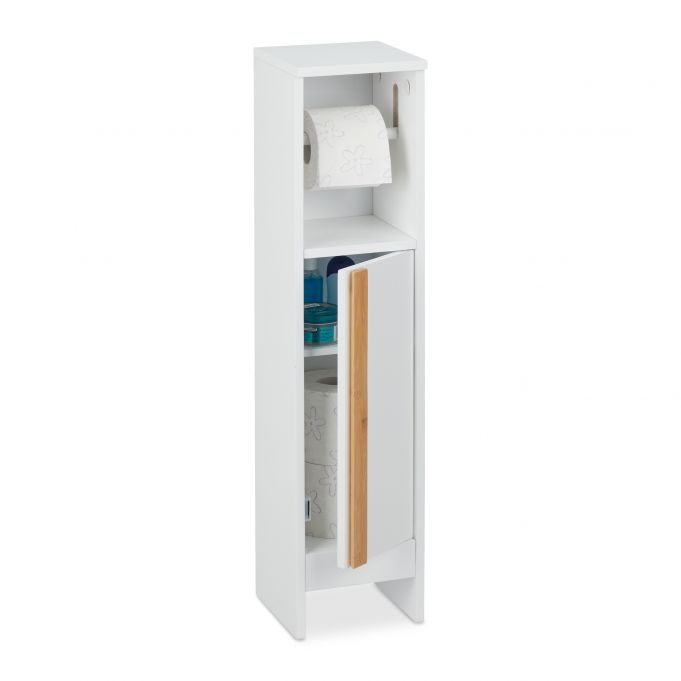 E-shop Bambusový stojan na toaletný papier RD35347, biela