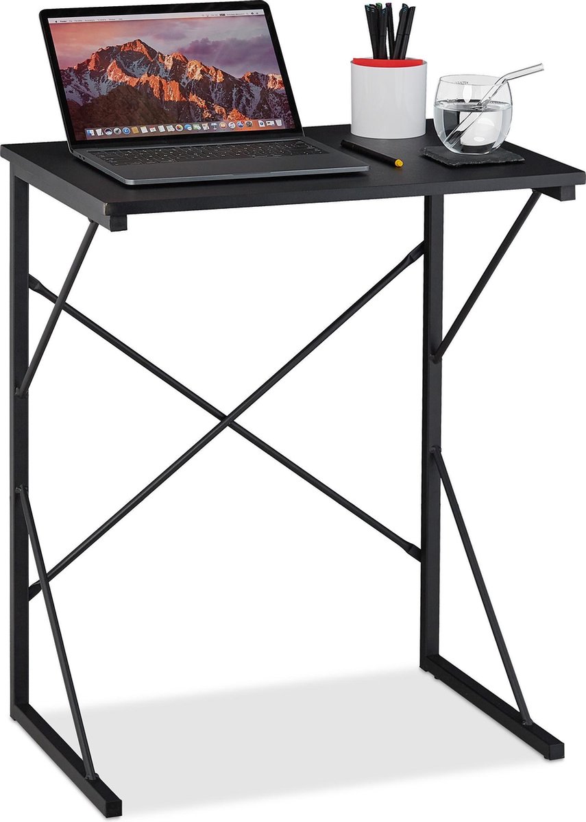Malý písací stôl RD4308, čierny 