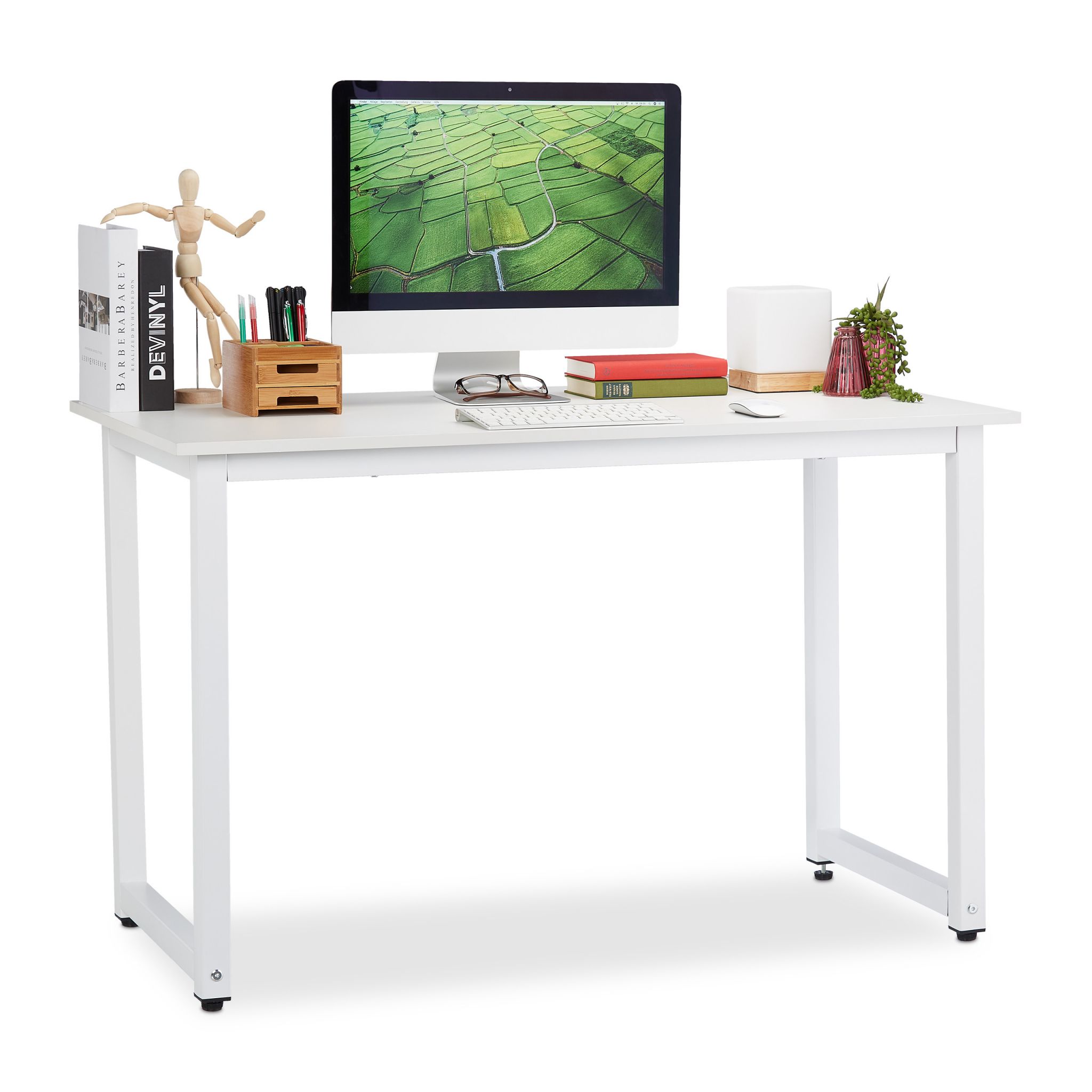 E-shop Písací stôl RD5413 biela 120cm