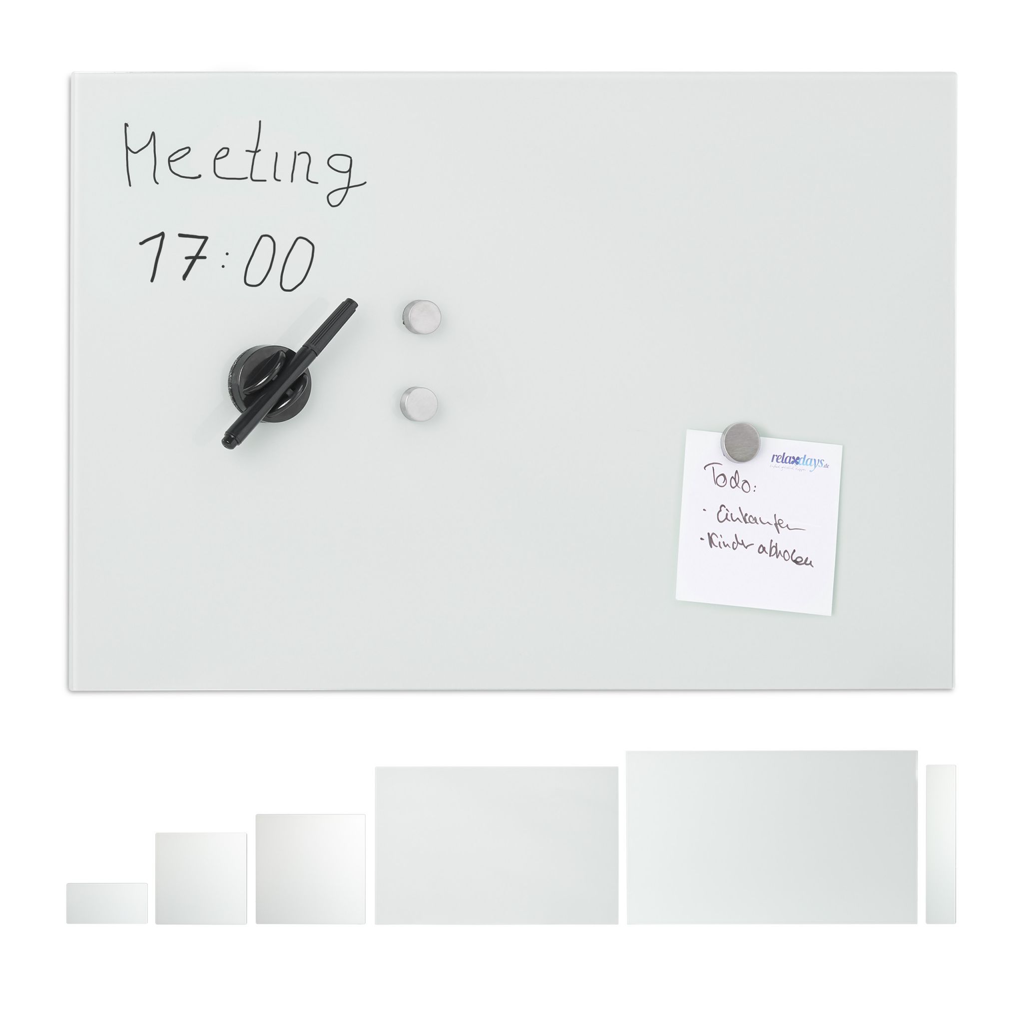 E-shop Magnetická sklenená tabuľa 60x40 cm, RD22750
