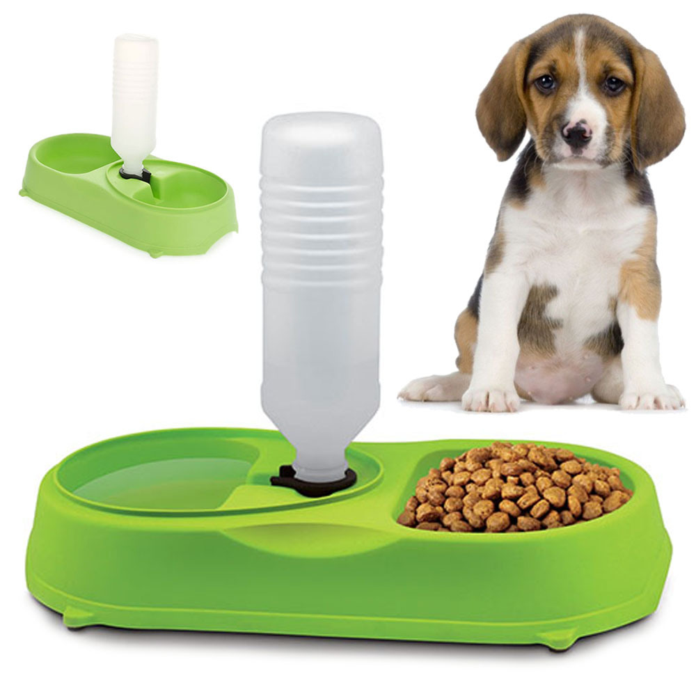 E-shop Dvojitá miska s dávkovačom vody pre psy a mačky, Verk Group 5268