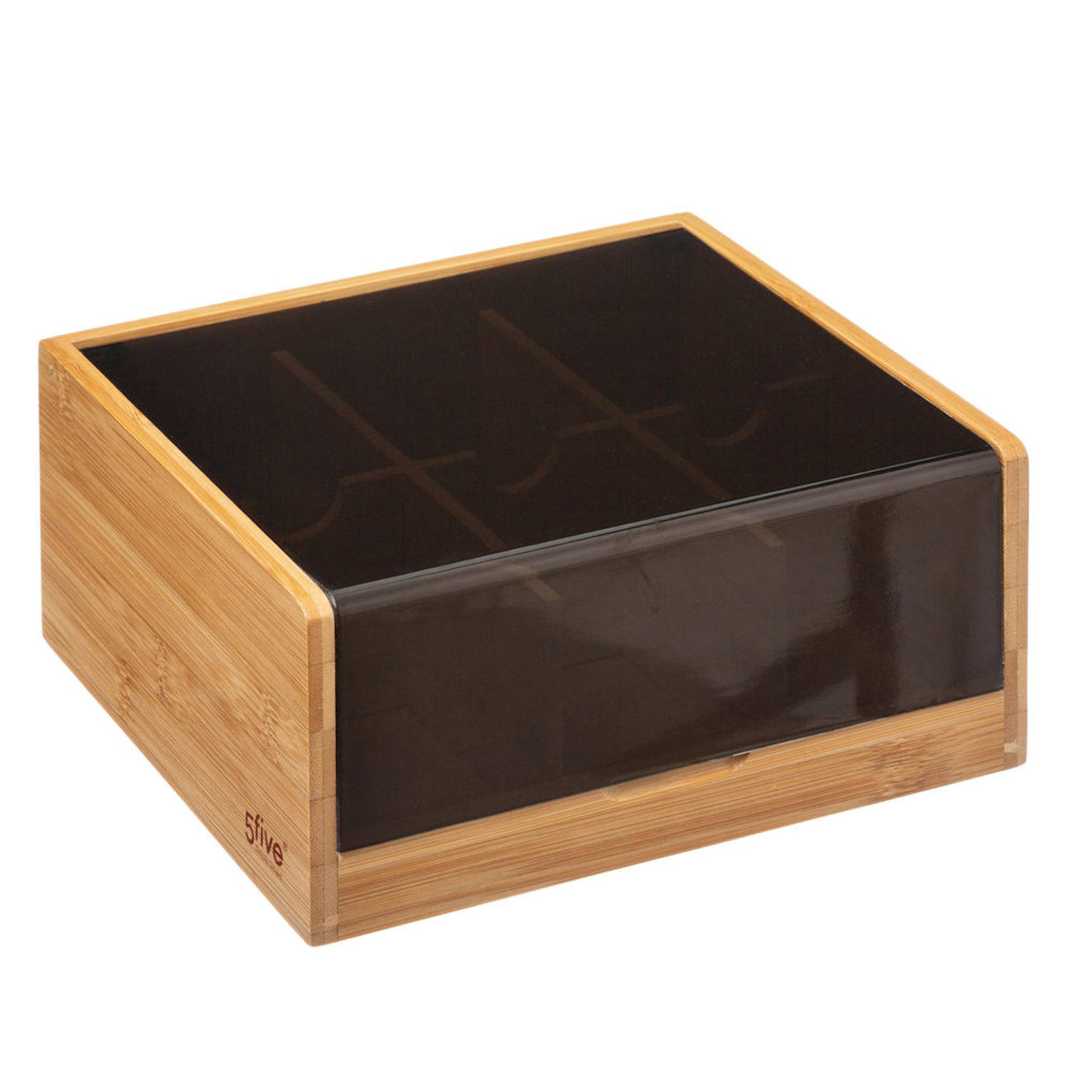 E-shop Čajový box so 6 priehradkami bambus 7754, 5Five