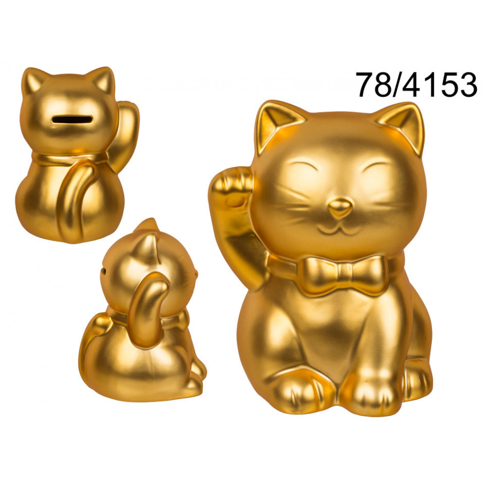 E-shop Pokladnička čínska mačka šťastia Kemi 4153, 16 cm